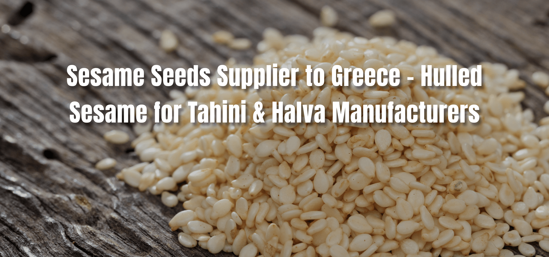 sesame seeds supplier to Greece