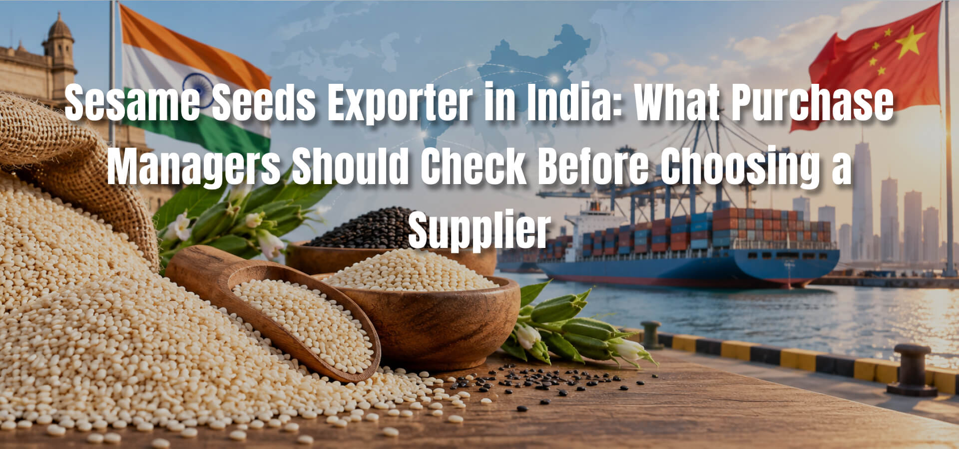Sesame Seeds Exporter in India: What Purchase Managers Should Check Before Choosing a Supplier